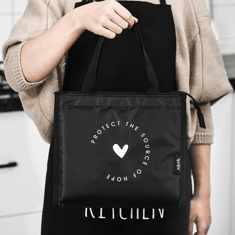 Hot sale custom polyester waterproof washable warmer cooler bag rice bags commute insulated lunch  bag