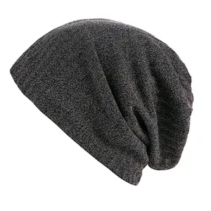 High Quality Design Custom brand/embroidery logo Adults Unisex double layer winter knitting beanie hat