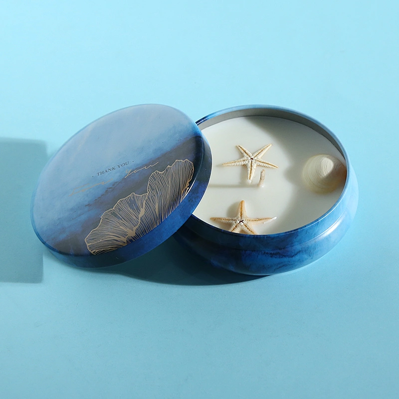 High quality Luxury Nature vegetable wax Custom Handmade Dry Flower gift Decorative aroma Candles