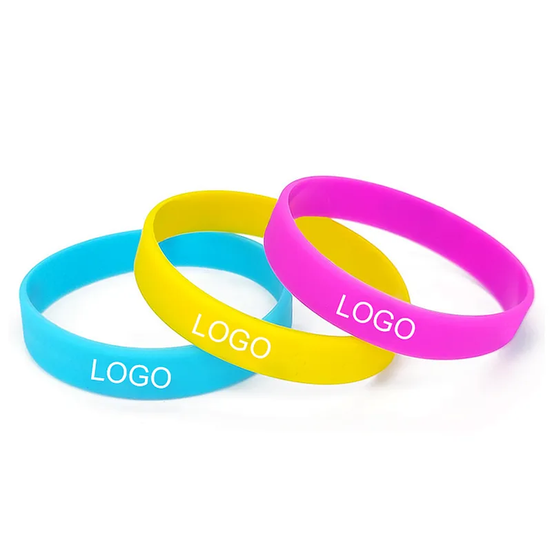Custom logo Sport  recycled hand silicon wristband  wholesale gym advertising promotion silicon  wristband