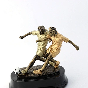CUSTOM  LOGO New style Football Soccer Players Action Figure Toy Model decorate trophy
