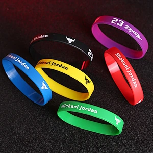 Custom logo Sport  recycled hand silicon wristband  wholesale gym advertising promotion silicon  wristband