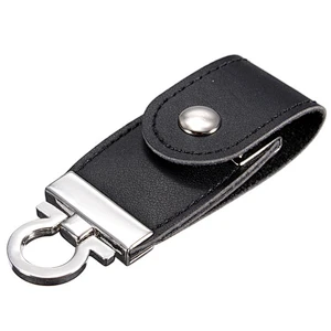 Hot Sale Creative PROMOTION  Gift Keychain Leather Usb 2.0 Flash Drive 4G 8G 16G 32G 64 GCUSTOM LOGO USB Stick  Drive