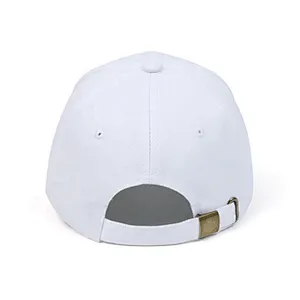 Corporate&event Promotional items  custom logo 100% cotton 6 panel structured sport snapback hats  metal buckle  baseball caps