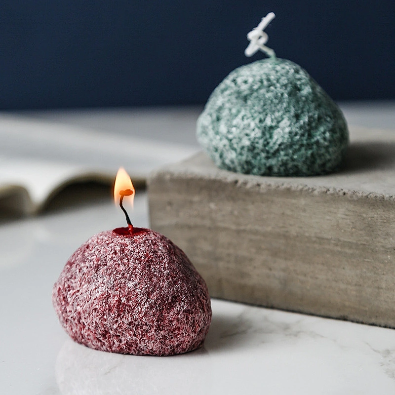 NEW Stone-shaped Ice Flower Handmade Fragrant  Aroma Candles Home Aroma Candles Decoration candles