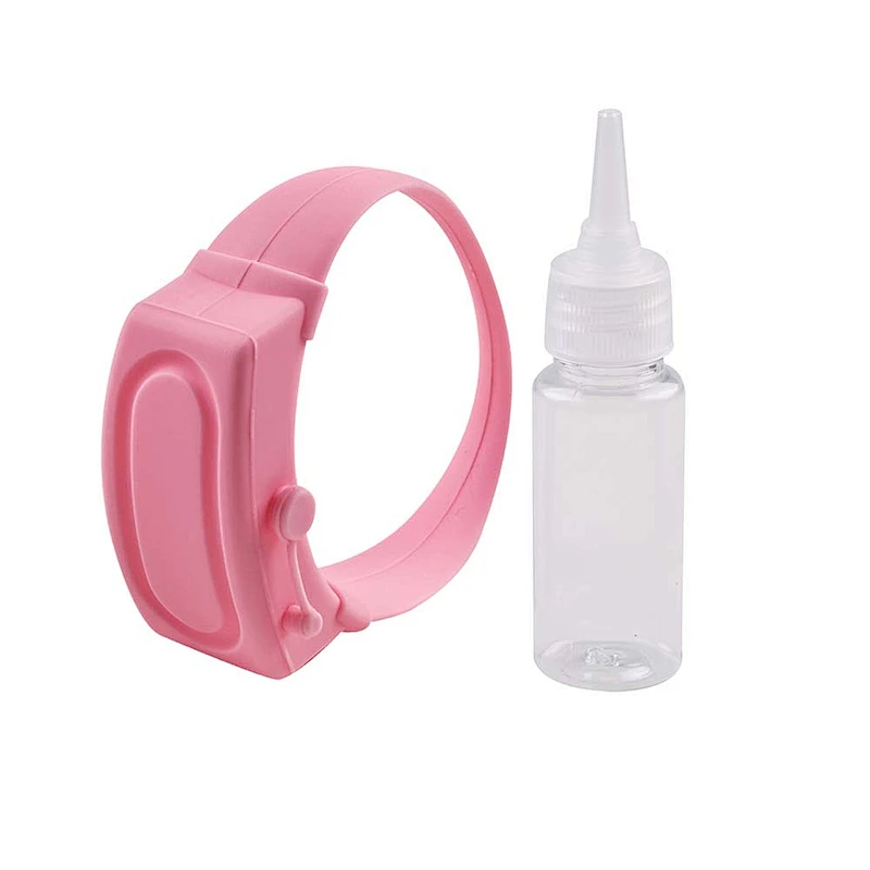 Promotional gift Bandhand Wrist Band wristband silicone adjustable Sterilization dispenser disinfection hand sanitizer bracelet