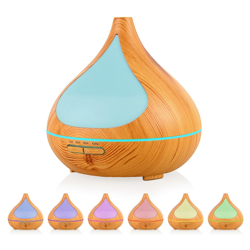 wood grain aromatherapy 7 Color LED  essential oil ultrasonic humidifier aroma diffuser
