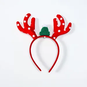 New design Christmas party decoration supplies cute antler Christmas headbands