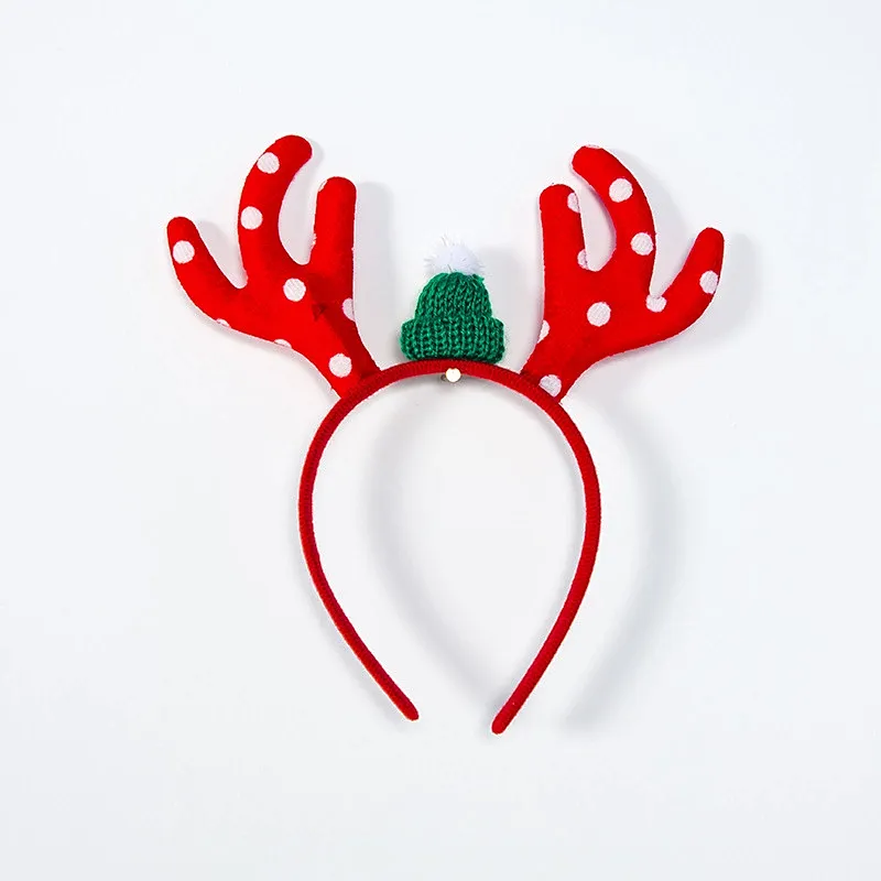 New design Christmas party decoration supplies cute antler Christmas headbands