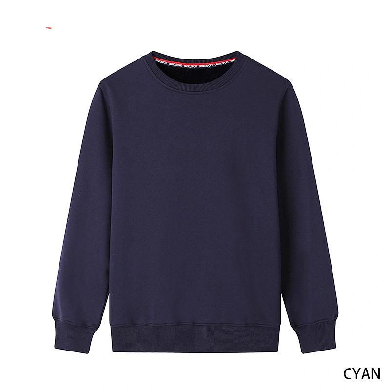 2021 high quality Fashion custom logo crewneck sweatshirt Advertising promotion blank plain pullover sweatshirts