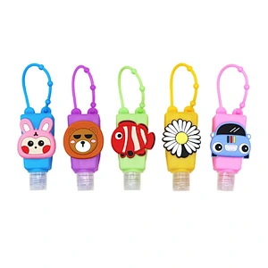 Colorful Silicone Holder 30ml Hand Sanitizer Bottle Personal Hand Sanitizer Silicone Holder