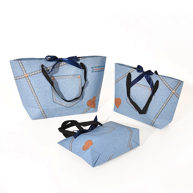 Creative  cute customized luxury logo shopping gift bags  paper gift bags customized bag paper with custom printed