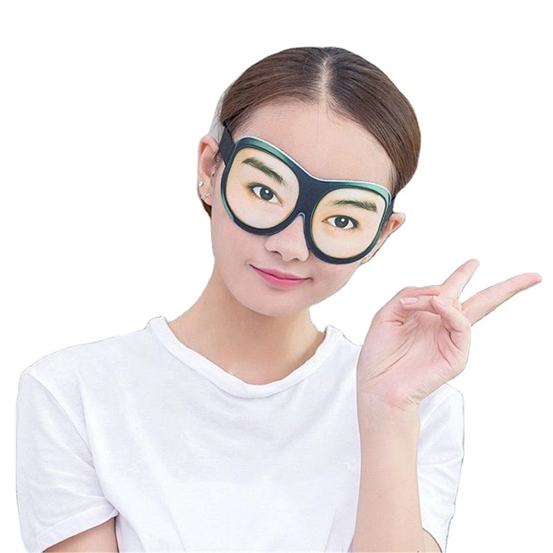 Interesting expression 3D eye mask colorful 3D sleeping eye mask  to OEM production eye mask for sleeping traveling