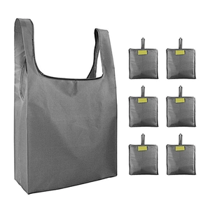 Waterproof polyester single-shoulder bag shopping bags customized LOGO outdoor travel vest folding bags
