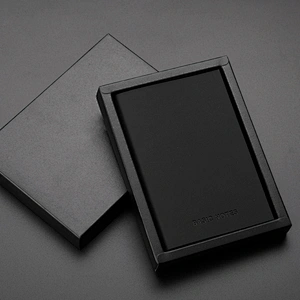 High  quality custom logo business promotion PU leather Softcover  Notebook school supplies notebooks