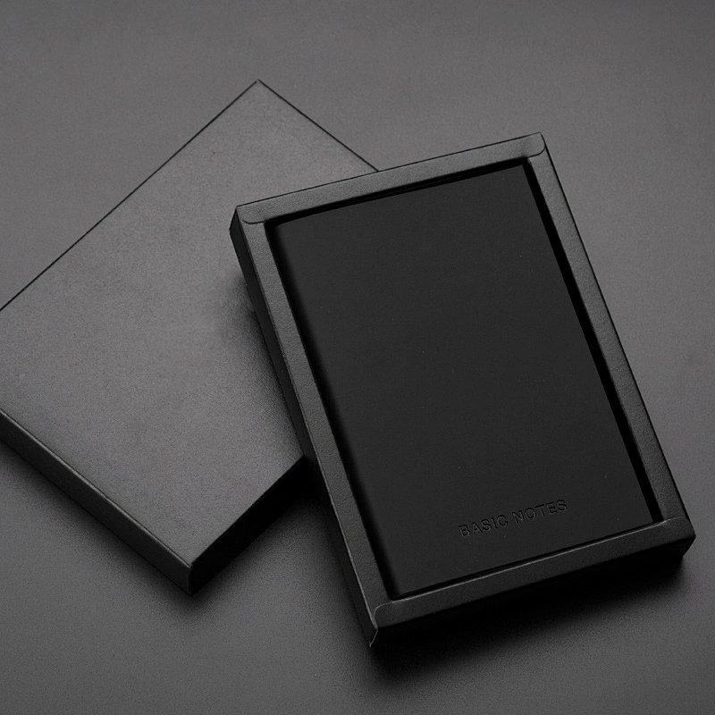 High  quality custom logo business promotion PU leather Softcover  Notebook school supplies notebooks