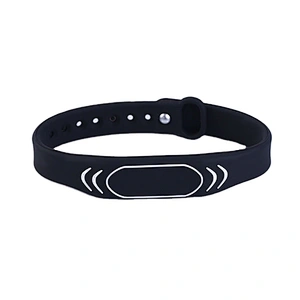 Hot selling Waterproof Smart  Adjustable Passive RFID Wristband Silicone Bracelet NFC TAG  RFID Wristband