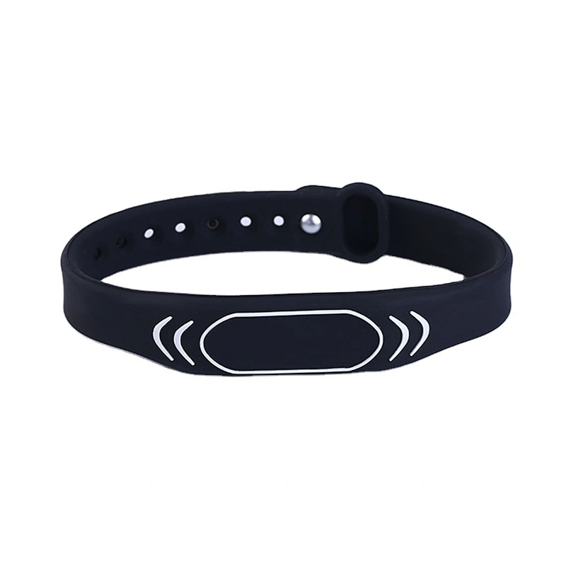 Hot selling Waterproof Smart  Adjustable Passive RFID Wristband Silicone Bracelet NFC TAG  RFID Wristband