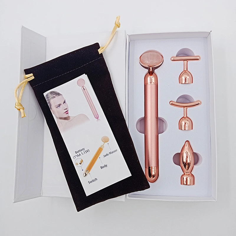 2020 Amazon Hot Selling Multifunction Face Massager Roller Jade Facial Roller Massager