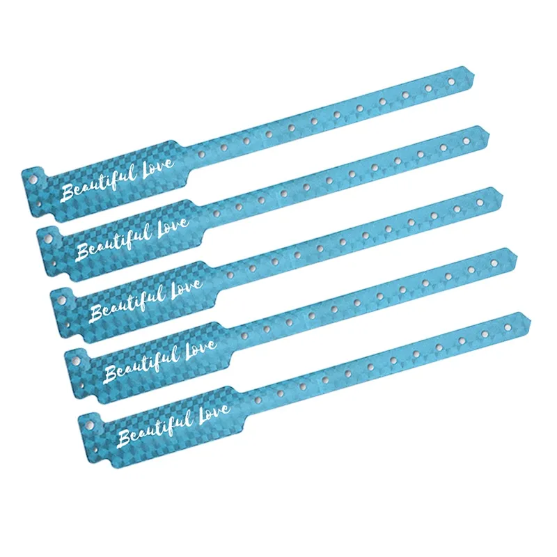 Disposable Custom personalized logo pvc plastic hospital  wristband Mother And New Born Baby Wristbands