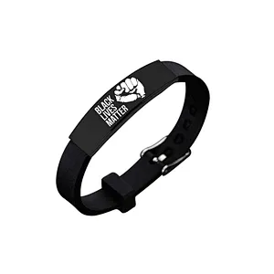 Hot sell custom I Cannot Breath Bracelet /Black  Life Matter Silicone Wristband Promotional advertising gifts Wristband