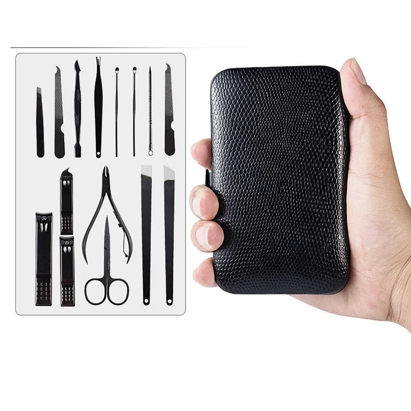 Professional Custom Logo Pedicure Nail Edge Cutter Stainless Steel Manicure Set Tool For Girls