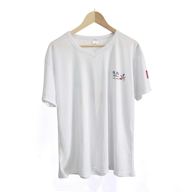 Custom Promotional activities T Shirts Sports Running Top Tees Mens Clothing Short Sleeve Casual V Neck Quick drying Tshirt