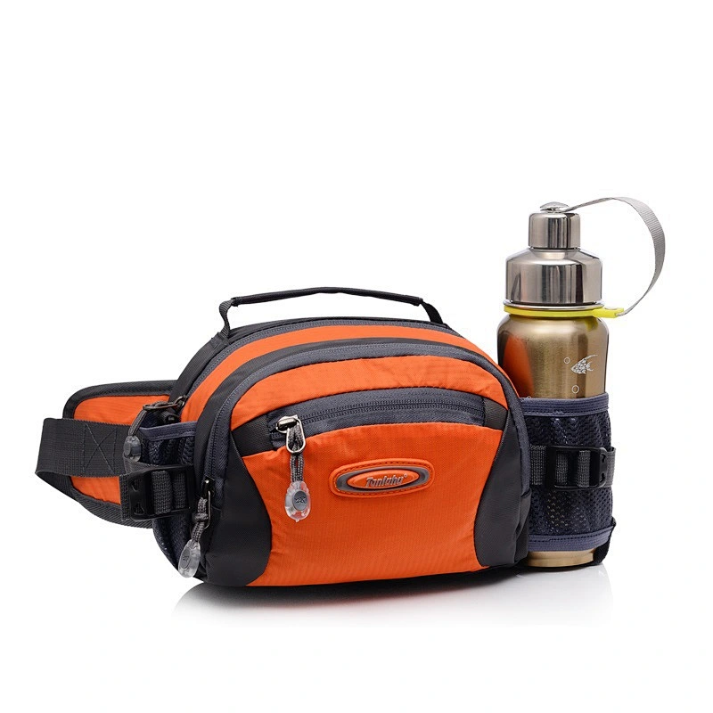 New fashion outdoor sports with water bottle holder multi-function single-shoulder crossbody bag mountaineering travel Waist Bag