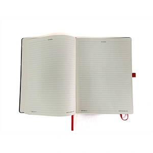 Hotsale custom promotional  Premium Quality free design  printed A3 hardcover pu leather notebook