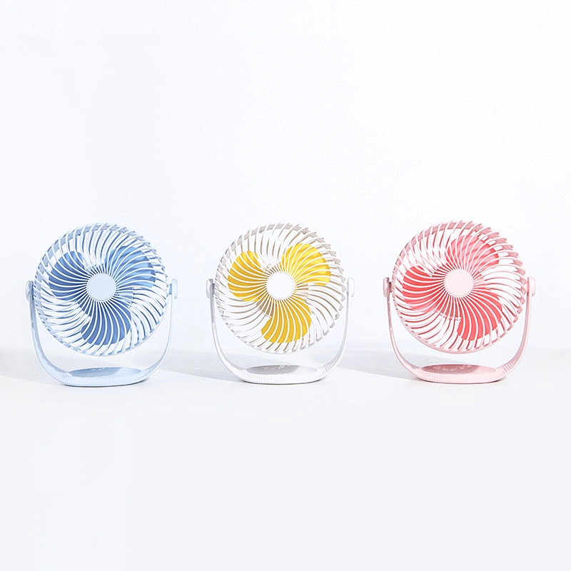 2020 hot sale Wireless portable mini fan USB  Desk rechargeable  360 degree free rotation use home office mini fan