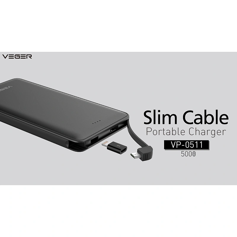 High quality 2 in 1  power bank charger Leathering 5000mah power bank portable Ultra Slim  mobile power bank