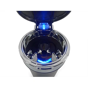Custom Promotional activities gift Car high-grade ashtray with LED light ashtray metal stainless steel ashtray