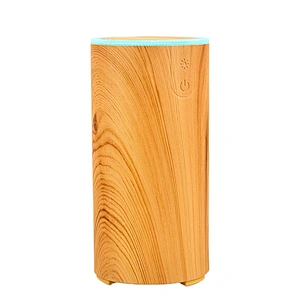 Usb Mini Ultrasonic Wood grain Cool Mist Air Humidifier Portable LED Night Light Essential Oil Aroma Car Diffuser