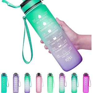 High quality custom  flip lid portable tritan frosted plastic sports fitness  personalized water bottles