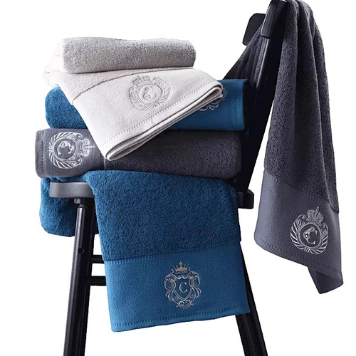 High Quality custom logo Five-star hotel towel cotton bath wash hair household cotton absorbent towels