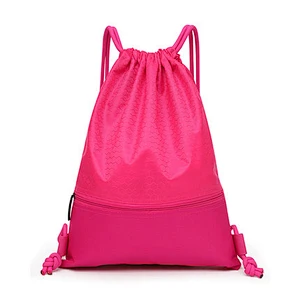 Trap pocket anti-splash sports student high-capacity portable travel rope rucksack advertising gift bag