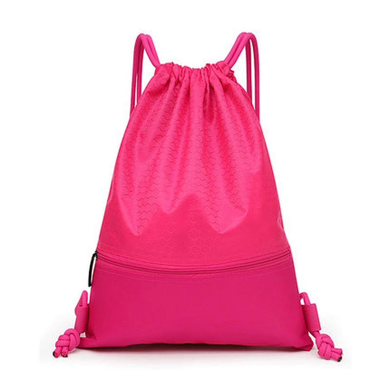 Trap pocket anti-splash sports student high-capacity portable travel rope rucksack advertising gift bag