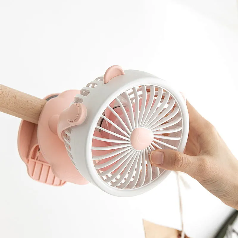 360 degree  rotating mini fan  Portable rechargeable  mini clip  fan   use desk fan