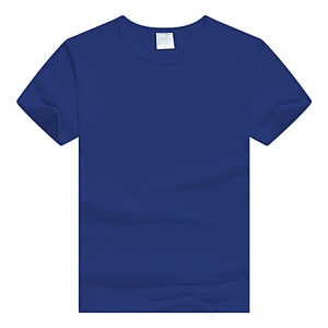 custom logo printed High quality custom size o-neck men's  plain blank T- shirt Promotional Advertising T- shirt