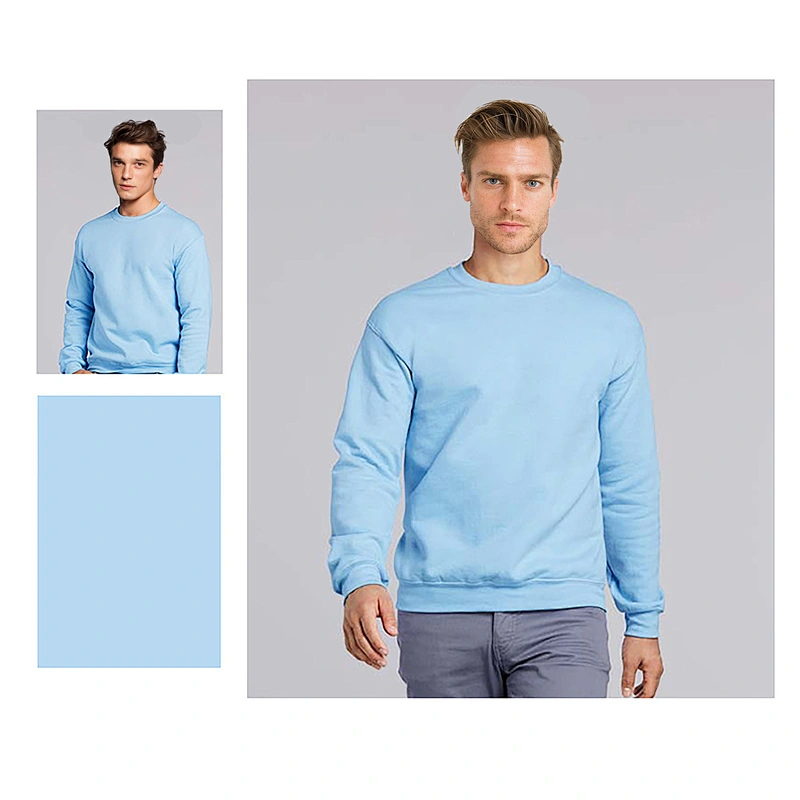 Promotional custom design 100% Cotton Pullover Hoodie Casual Fit Blank Solid Color sweatshirt hoodie