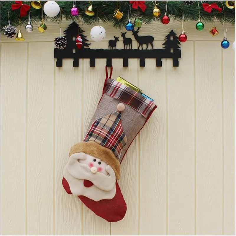 Christmas stocking large garden socks gift stocking decorations gift candy bag Christmas stocking