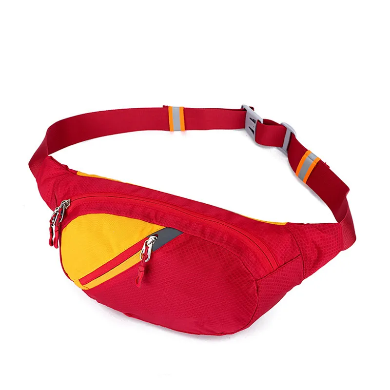 Multi functional outdoor mobile phone bag men's and women's casual sports chest bag diagonal large running fashion Fanny bag