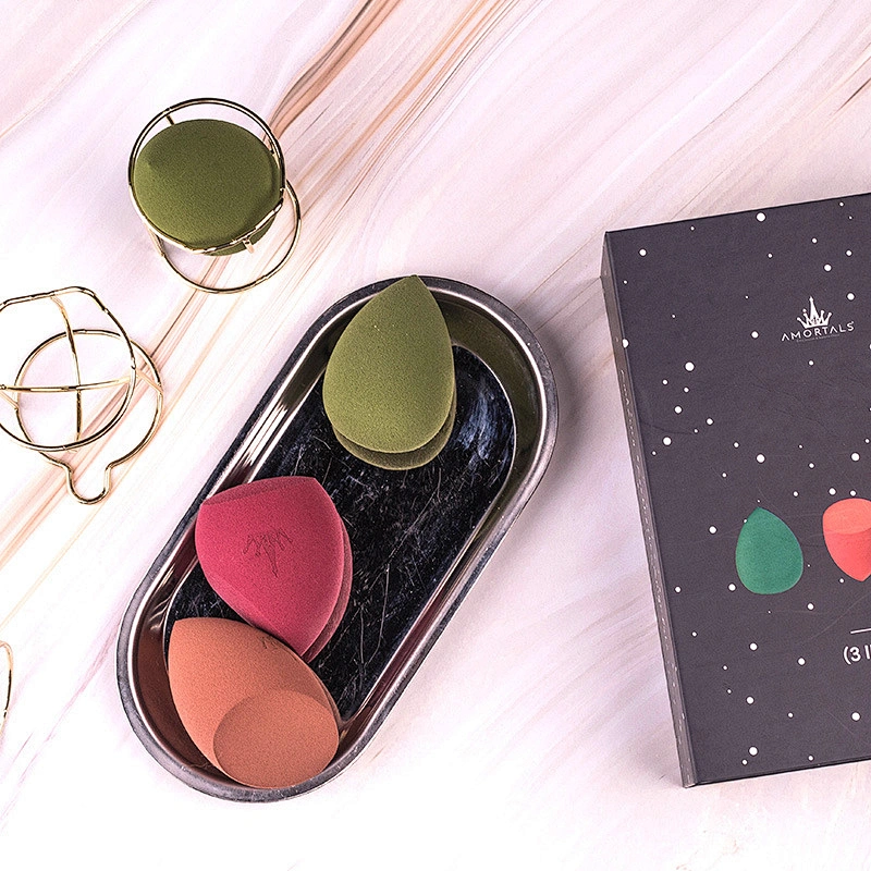 Promotional Gifts foundation sponge makeup blender sponge set whit Beauty salons, cosmetic shops