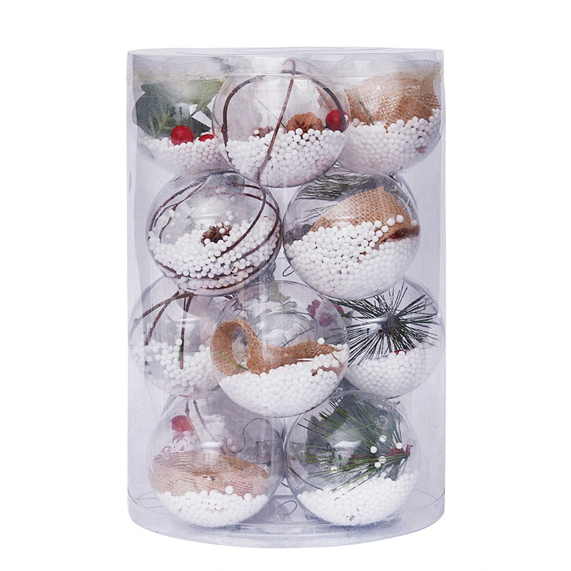 Wholesale custom Christmas crystal ball snowman  christmas Party Festival Christmas gifts