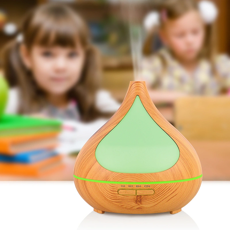wood grain aromatherapy 7 Color LED  essential oil ultrasonic humidifier aroma diffuser