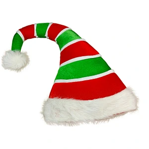 Hot selling Fashion Custom logo interesting  decoration promotion christmas hat polyester christmas hat