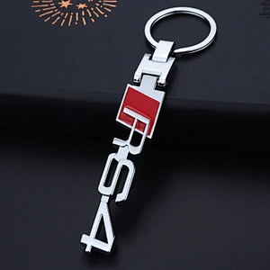 Creative Luxury Custom Blank Metal Keychains Promotional Gifts  Various  Brand Car Logo Ring Holder Key Chain