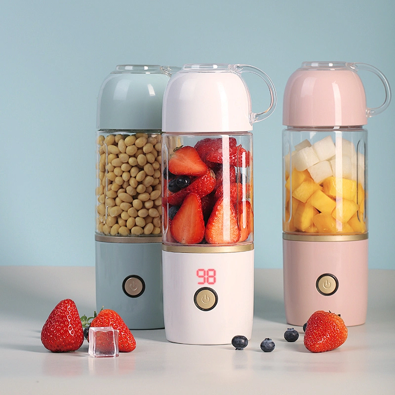 Mini portable fresh fruit juicer  blender usb handheld rechargeable juicer bottle