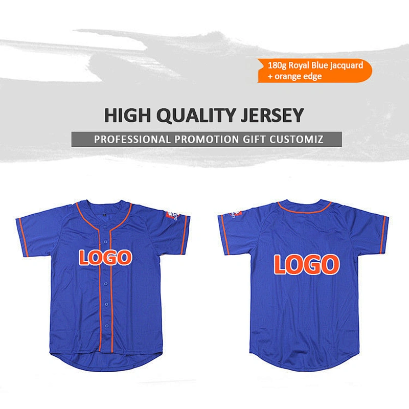 Super quality  Baseball poliester shirt custom  mens fashion  blank baseball jersey 100% polyester baseball jersey