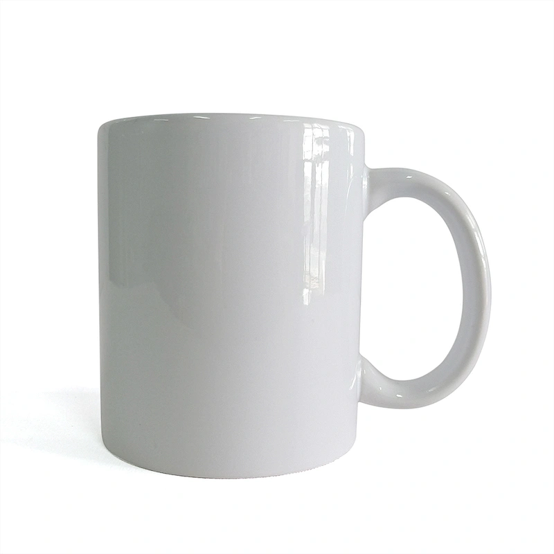 High Quality Custom logo Round Ceramic Porcelain Mugs Cups Promotional activities gift Sublimation mug Cups